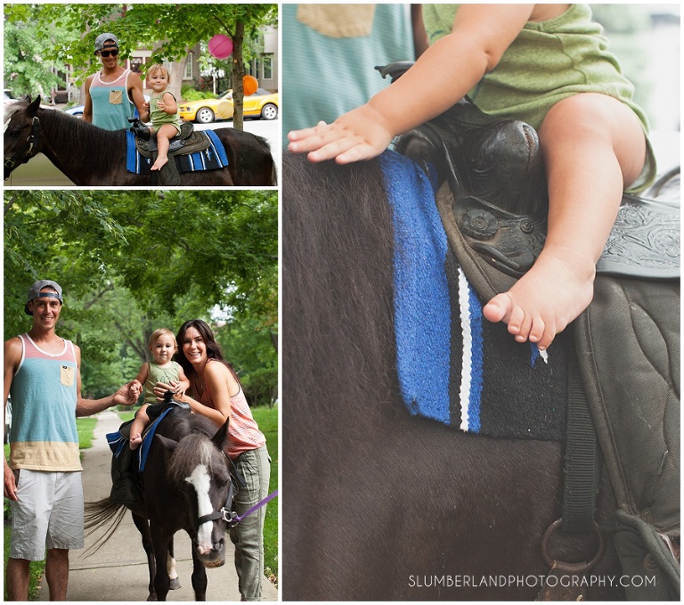 pony rides first birthday party