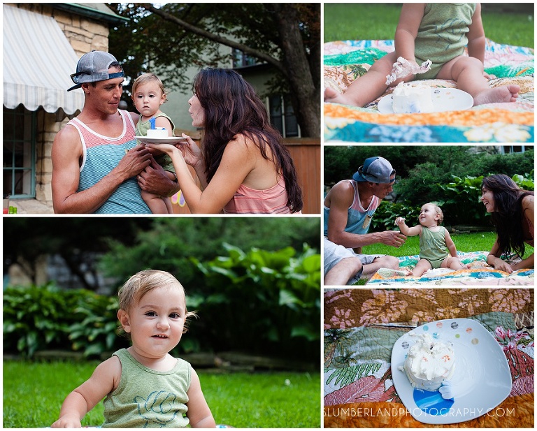 first birthday cake smash