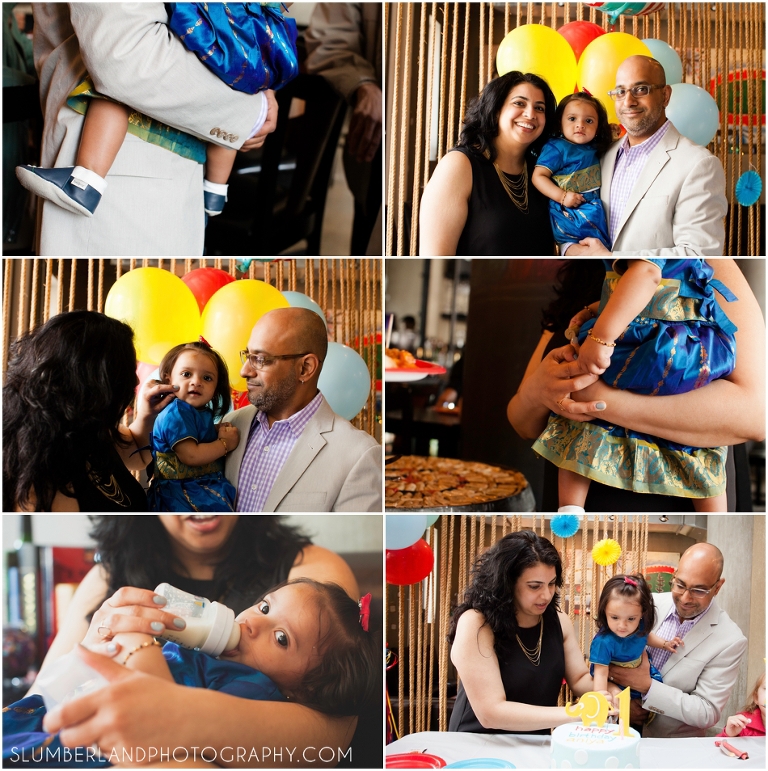 Primo Compleanno Una Bambina Allegra Con La Corona Che Festeggia Il Suo  Primo Compleanno Fotografia Stock - Immagine di divertimento, carino:  156118168