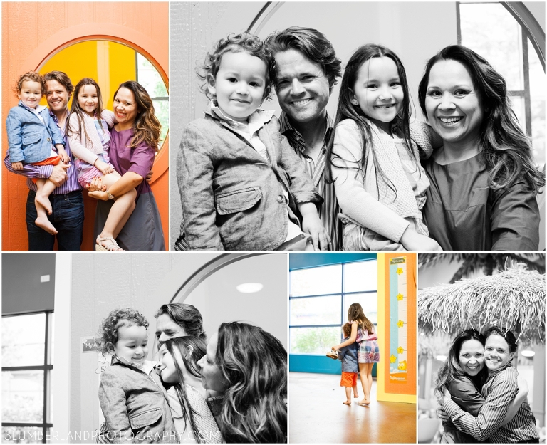 birthday party family portraits