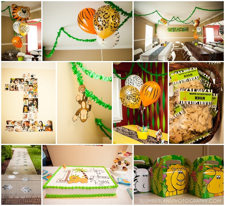 Jungle Themed First Birthday Aurora