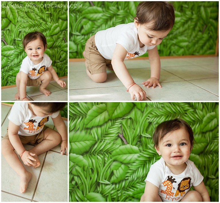 Jungle Themed First Birthday Aurora Slumberland Photography