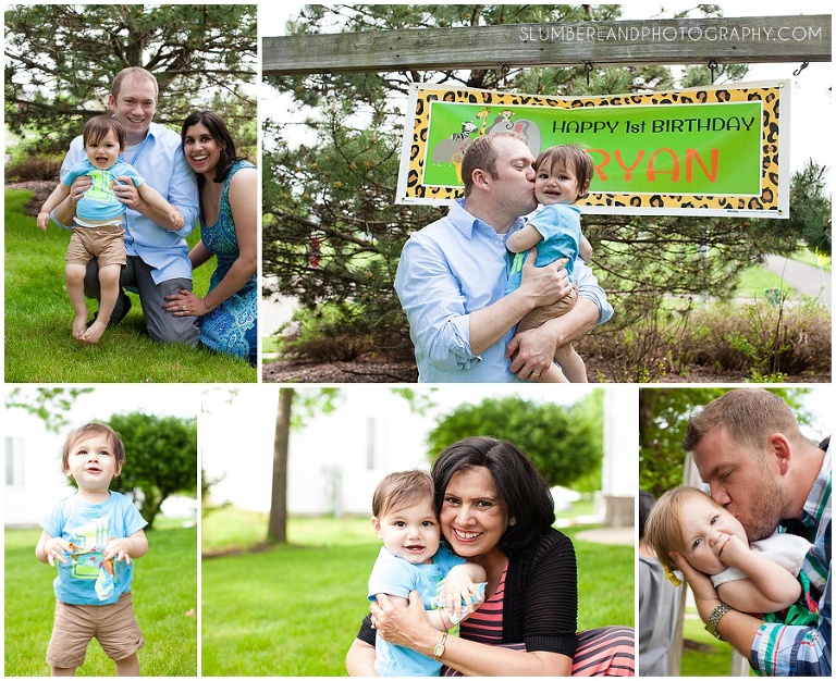 Jungle Themed First Birthday Aurora Slumberland Photography